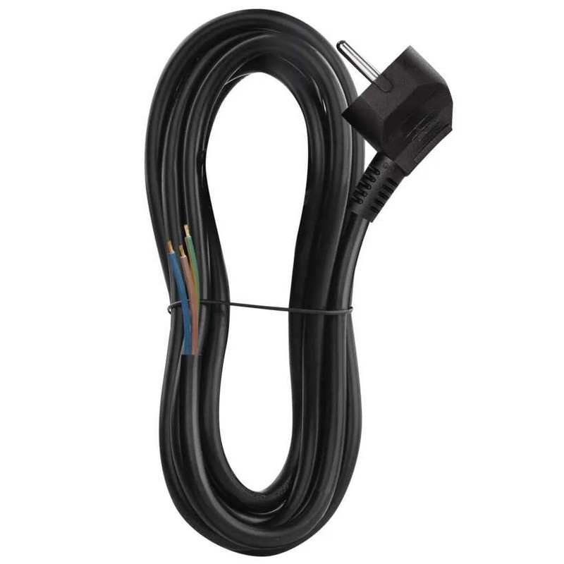 Przewód przyłączeniowy PVC 3x1,5mm2 3m czarny EMOS