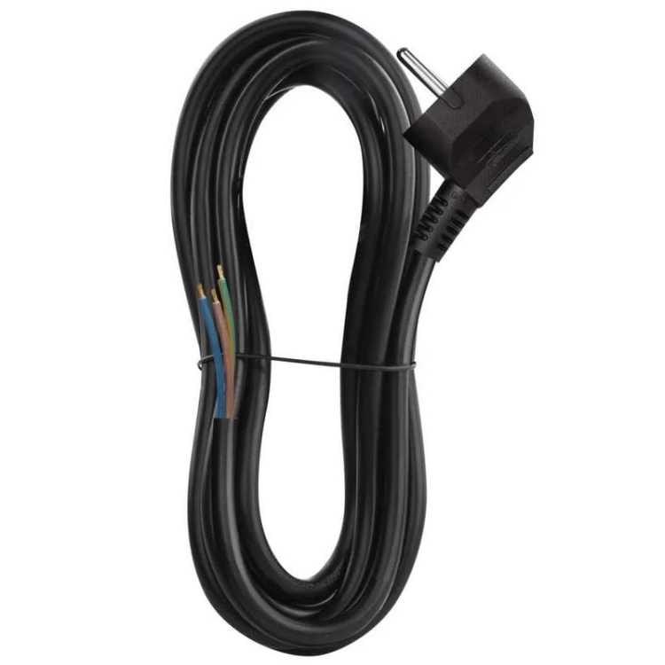 Przewód przyłączeniowy PVC 3x1,5mm2 3m czarny EMOS