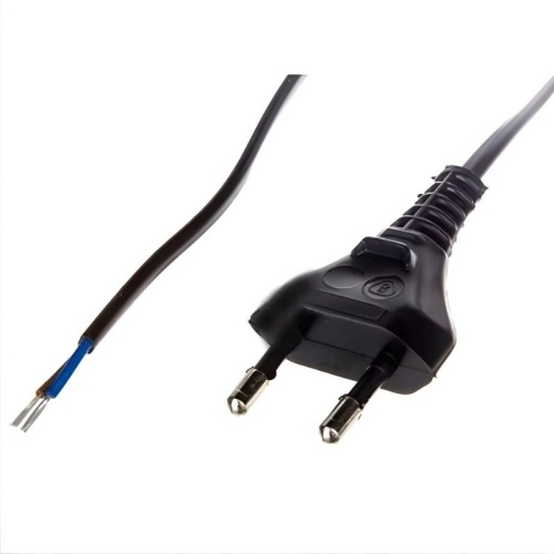 Przewód OMYp 2x0,5mm2 1,9m z wtyczką płaską