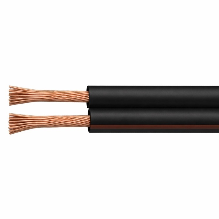 Przewód TLYp 2x0,22mm2 czarny