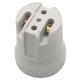 Ceramiczna oprawka E27 z kątownikiem