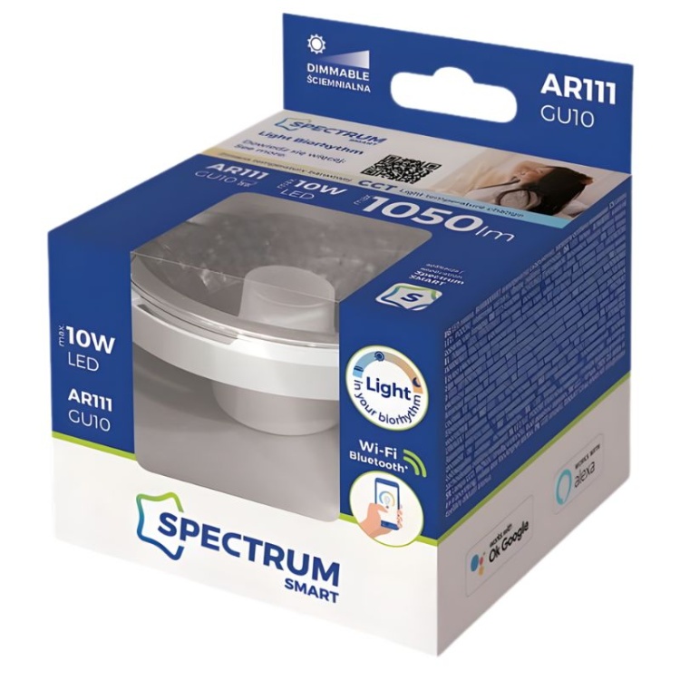 Żarówka Smart LED AR111 GU10 Spectrum