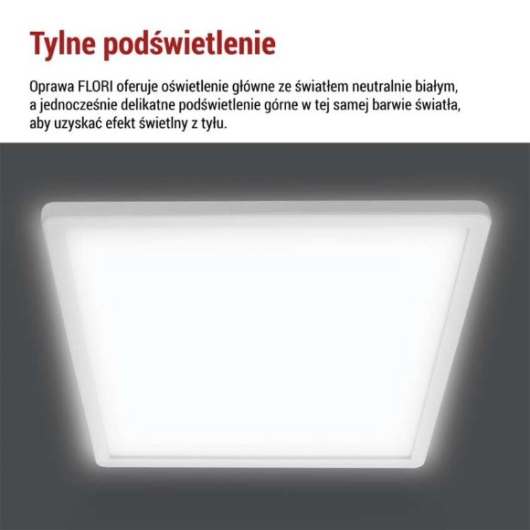 Plafon LED EMOS FLORI