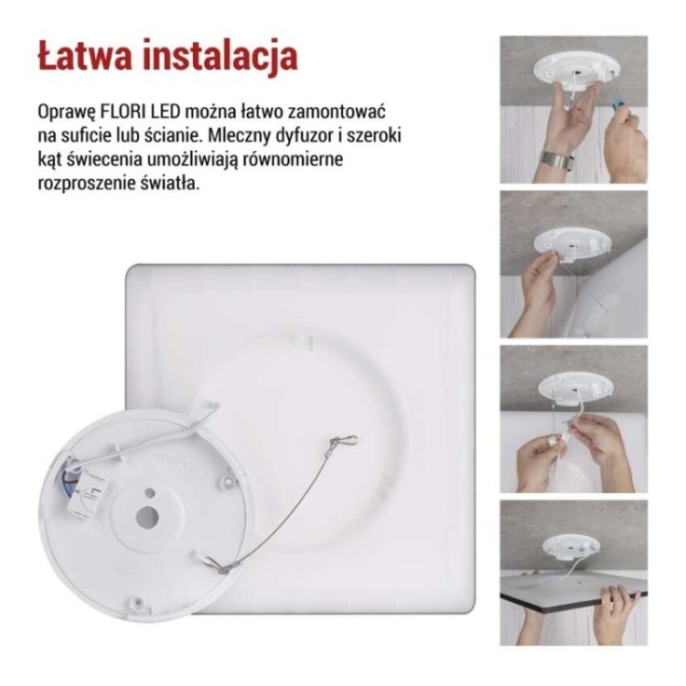 Oprawa LED neutralna biel