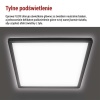 Oprawa LED FLORI kwadratowy, czarny, 18W, neutralna biel