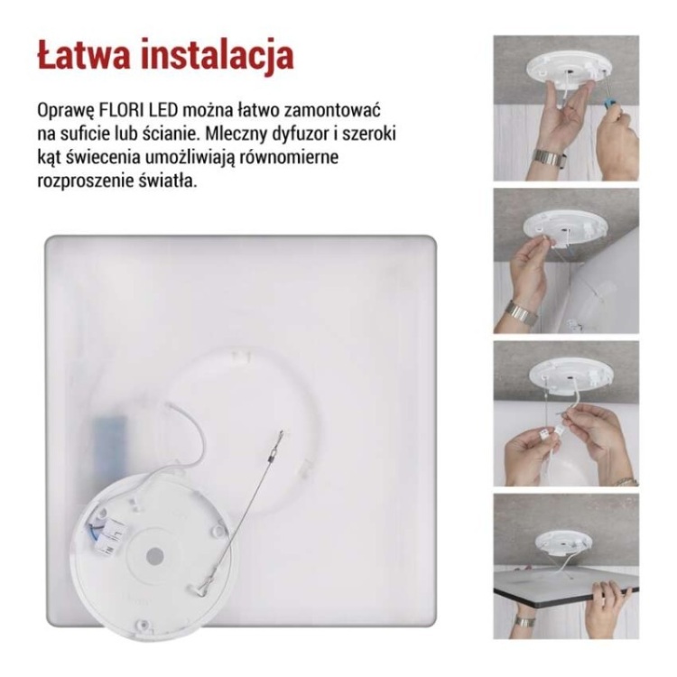 Panel LED EMOS FLORI 2200 lumenów