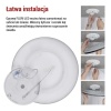 Lampa sufitowa LED FLORI czarna