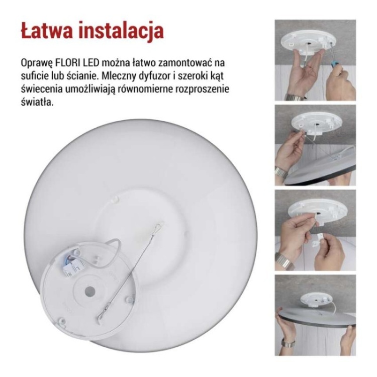 Okrągła lampa sufitowa LED EMOS