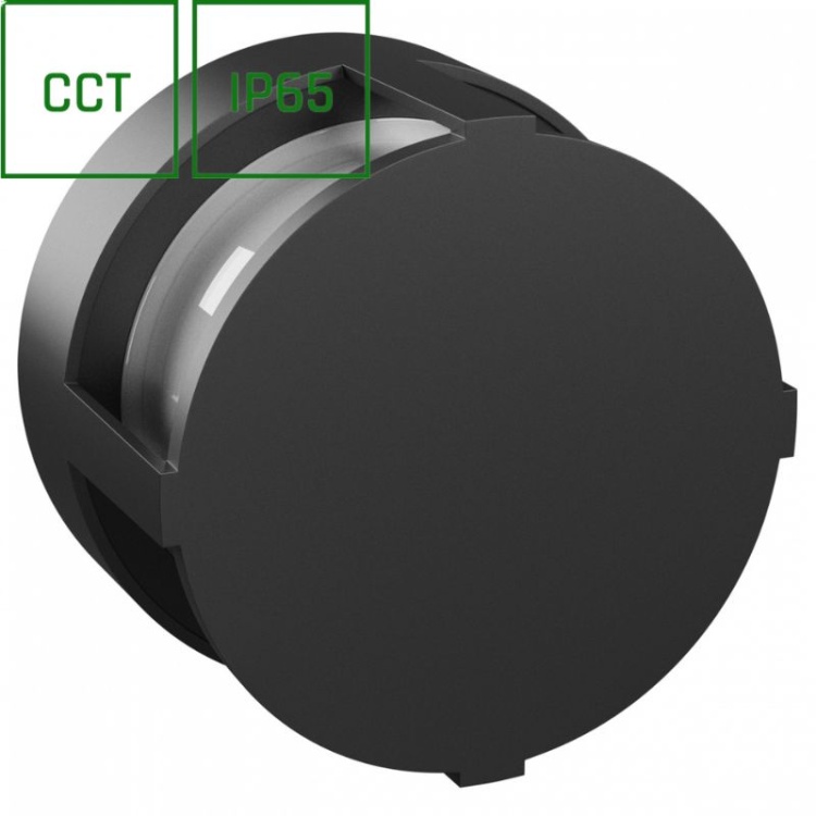 Czarna oprawa LED elewacyjna IP65