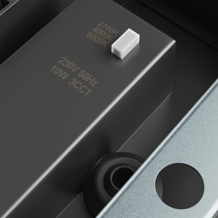 Nowoczesna kwadratowa lampa elewacyjna LED 10W