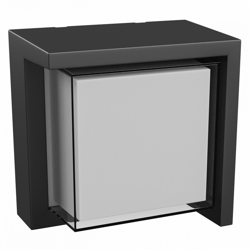 Oprawa elewacyjna Verto Square Edge CCT 10W IP65 czarna