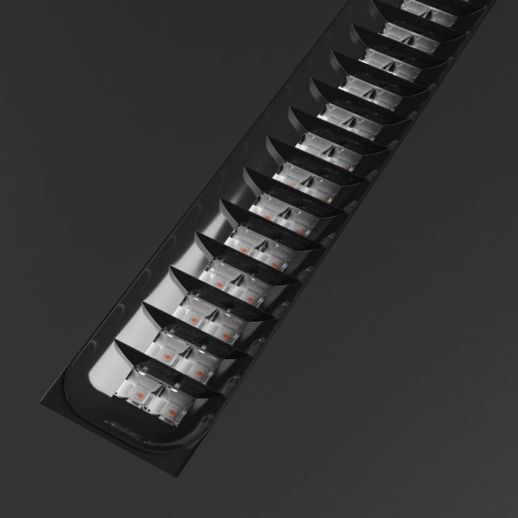 Panel sufitowy LED 595x595 4000K czarny