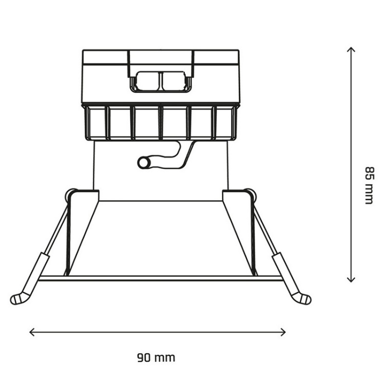 Oczko LED FIALE CORE COMPLETE 7W białe