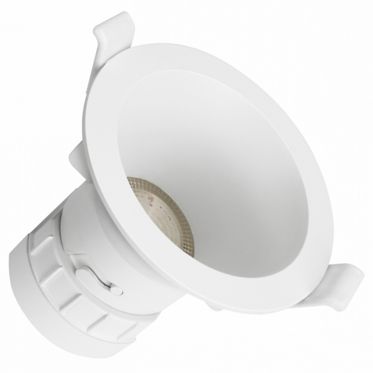 Białe oczko LED podtynkowe 7W