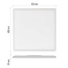 Plafon LED FLORI 4000K neutralna biel