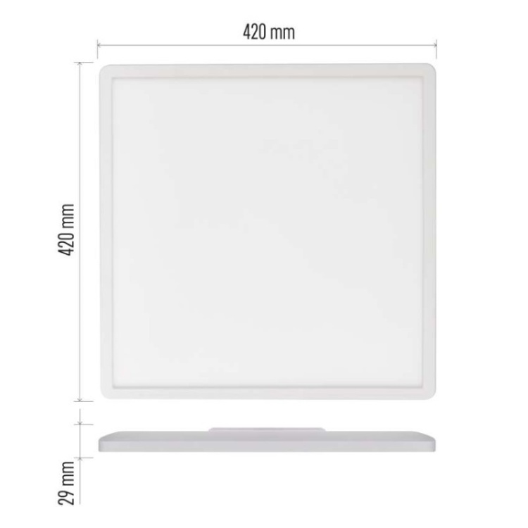 Plafon LED FLORI 4000K neutralna biel