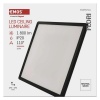 Oprawa LED FLORI 18W czarna kwadratowa