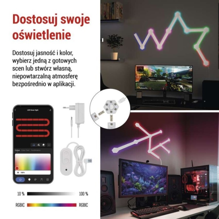 Inteligentne LED Lines WiFi białe