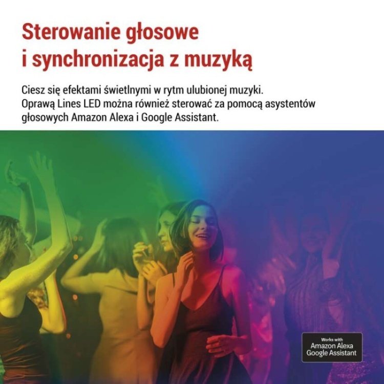 Dekoracyjne LED Lines RGBIC biały