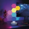 Lampa stołowa LED RGBIC hexagon