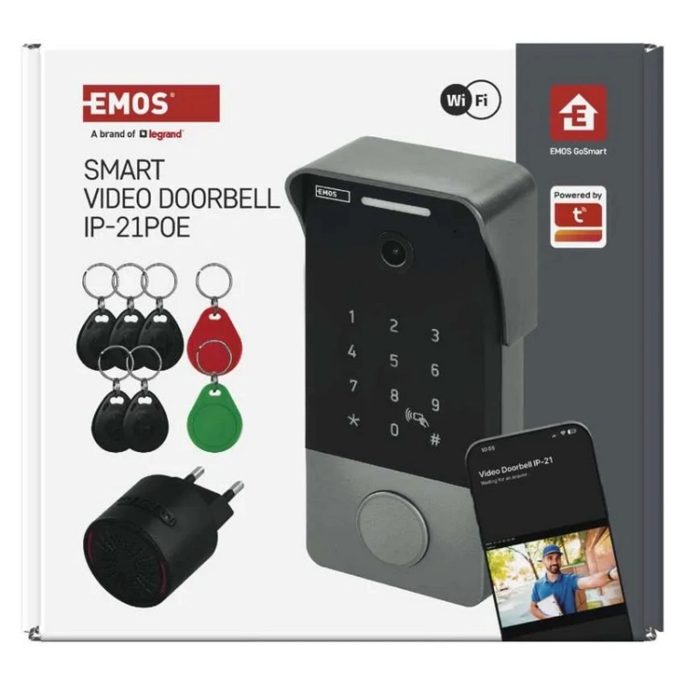 Wideodomofon z aplikacją GoSmart na smartfonie