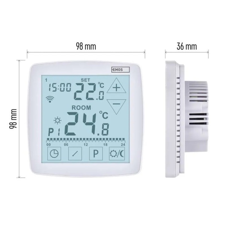 Termostat WiFi do podłogówki EMOS GoSmart