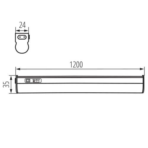 Kanlux MERA LED 15W CCT 120cm