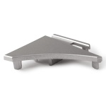 Zaślepka PULA metalizowana prawa do profilu LED PULA