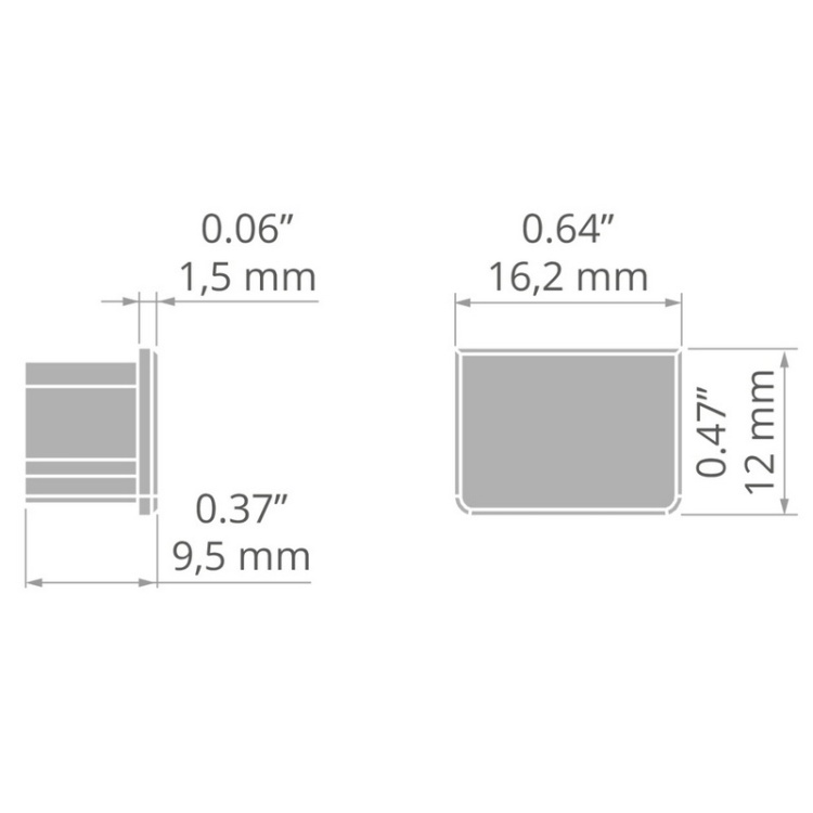 Zaślepka TAPO EKO do zabezpieczenia wnętrza oprawy LED