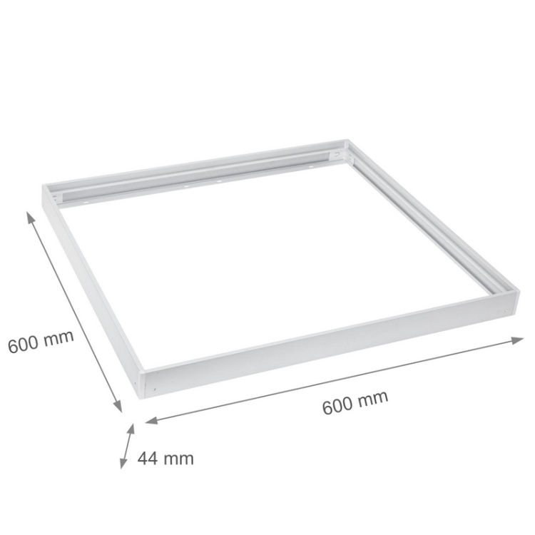 Biała ramka do panelu BACKLIGHT SLIM 600x600