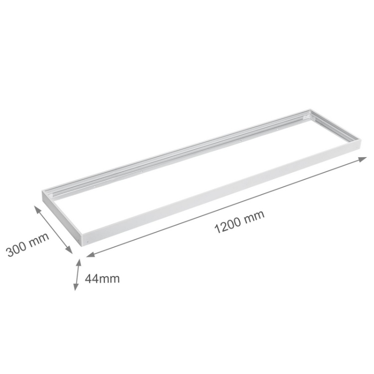 Ramka LED 120x30 składana biała