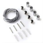 Linka stalowa 4szt. do zawieszania opraw NELIO 60x60 i 120x30 KOBI