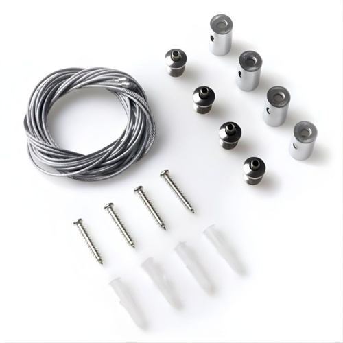 Linka stalowa 4szt. do zawieszania opraw NELIO 60x60 i 120x30 KOBI