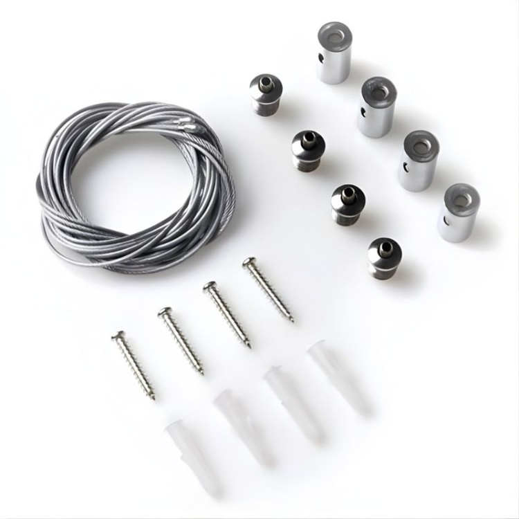 Linka stalowa 4szt. do zawieszania opraw NELIO 60x60 i 120x30 KOBI