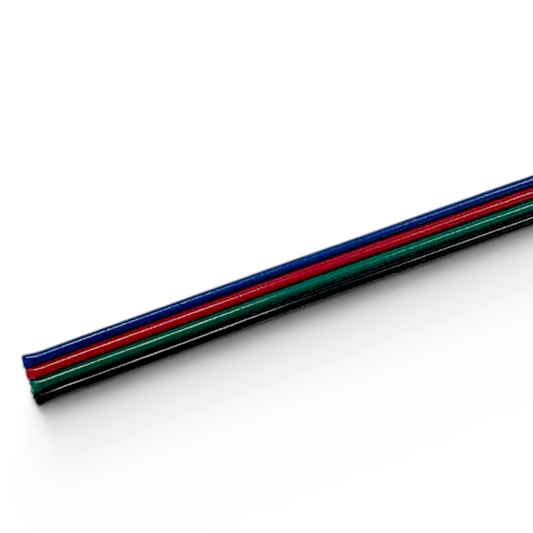 Przewód RGB 4x0,33mm2 do taśm LED