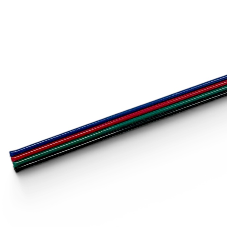 Przewód RGB 4x0,33mm2 do taśm LED