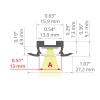Profil LED TAKO srebrny anodowany, odcinki 1m, 2m wymiar.jpg