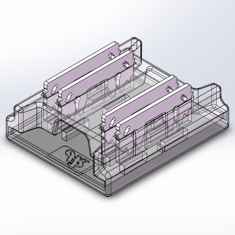 Złączka do taśmy LED RGB COB dwustronna zaciskana