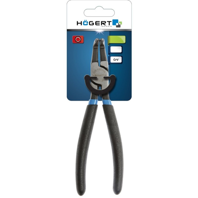 Szczypce z odgiętymi szczękami do pierścieni