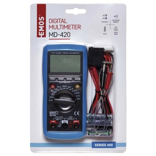 Multimetr EMOS MD-420 w pracy instalatora
