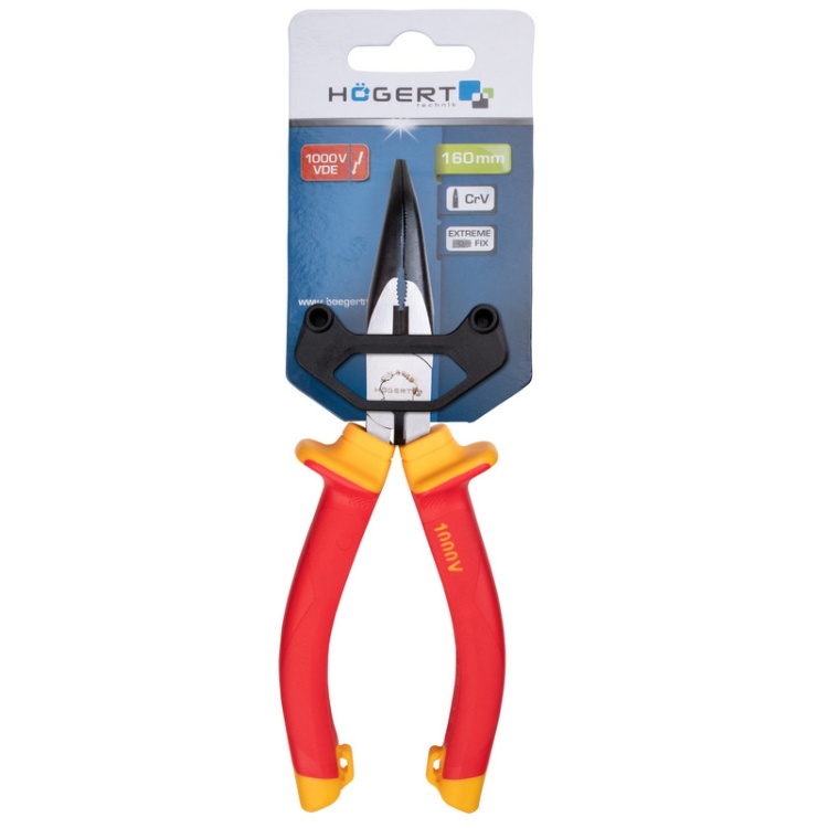 Szczypce z wygiętymi szczękami do precyzyjnej pracy