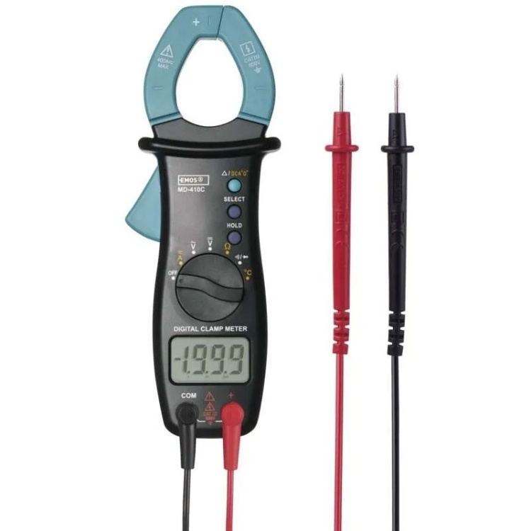 Multimetr cęgowy EMOS MD-410C widok frontowy