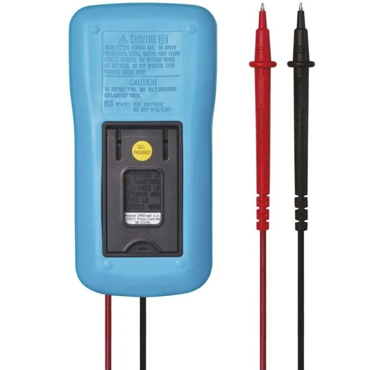 Multimetr z przewodami pomiarowymi EMOS