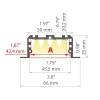 Profil LED LARKO-50 srebrny anodowany, odcinki 1m, 2m, 3m wymiar.jpg