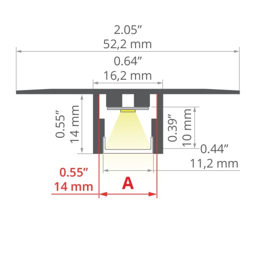 Profil LED PDS-T aluminium nieanodowane; odcinki 1m, 2m, 3m wymiary.jpg