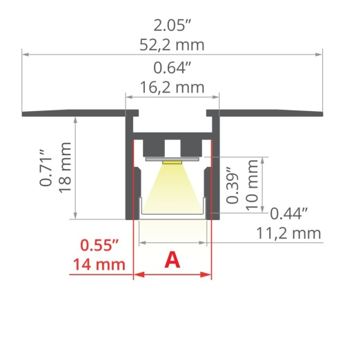 Profil LED PDS-UST aluminium nieanodowane; odcinki 1m, 2m, 3m wymiar.jpg