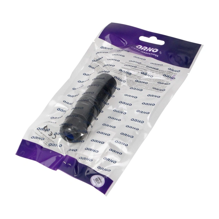 Konektor kablowy prosty IP68, 3x4mm², 450V/25A