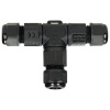 Konektor kablowy trójnik T IP68, 3x4mm², 450V/25A