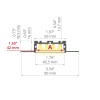 Profil LED KOZUS 50 srebrny nieanodowany, odcinki 1m, 2m, 3m wymiar.jpg
