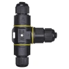 Złącze hermetyczne T do przewodów 3x2,5mm2 250V 16A IP68